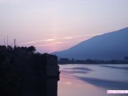 Amanecer en Sil a su paso por Petn